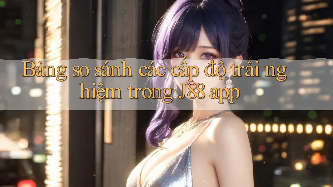 Bảng so sánh các cấp độ trải nghiệm trong J88 app Bảng so sánh các cấp độ trải nghiệm trong J88 app