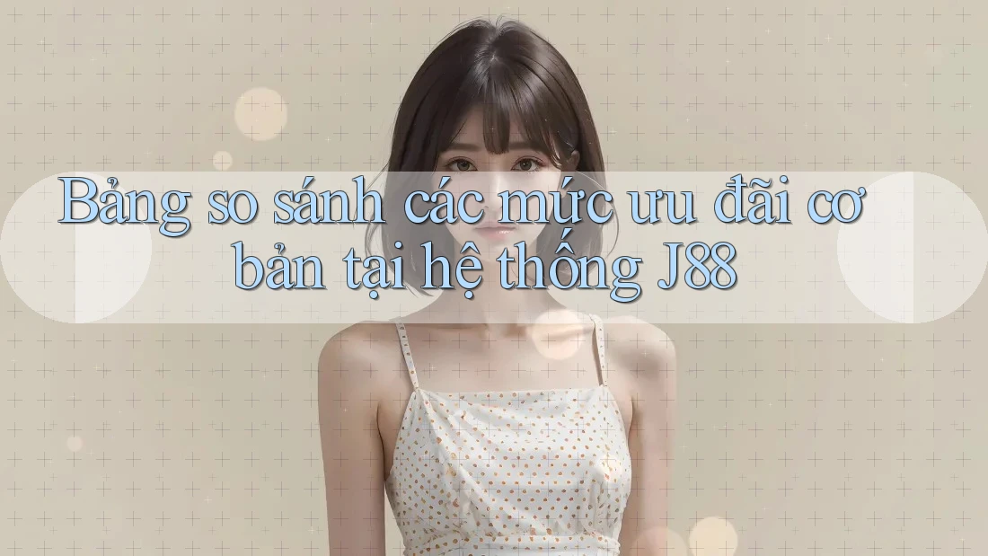 Bảng so sánh các mức ưu đãi cơ bản tại hệ thống J88 Bảng so sánh các mức ưu đãi cơ bản tại hệ thống J88