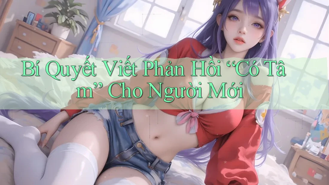 Bí Quyết Viết Phản Hồi “Có Tâm” Cho Người Mới Bí Quyết Viết Phản Hồi “Có Tâm” Cho Người Mới