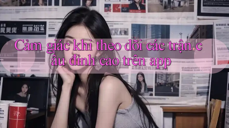 Cảm giác khi theo dõi các trận cầu đỉnh cao trên app