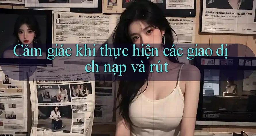 Cảm giác khi thực hiện các giao dịch nạp và rút Cảm giác khi thực hiện các giao dịch nạp và rút