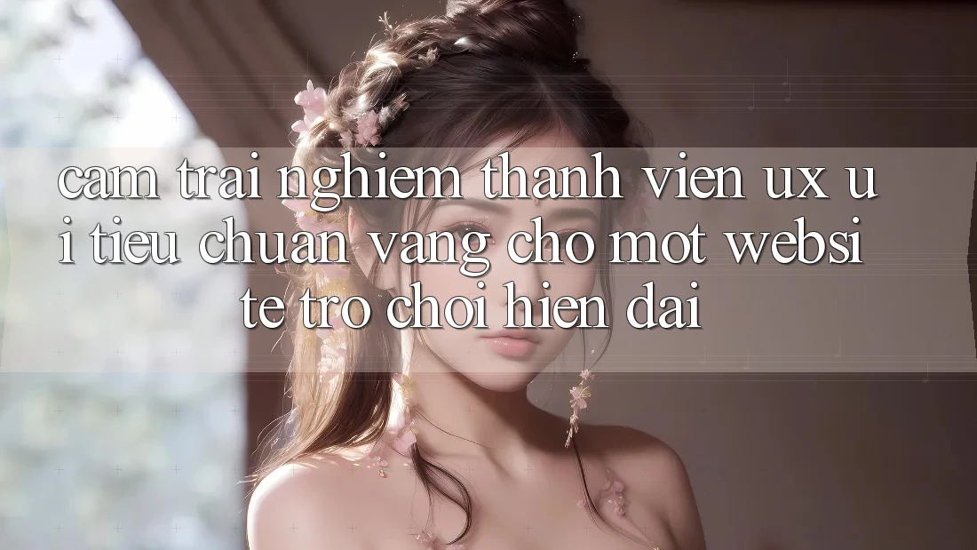 Cảm trải nghiệm Thành viên (UX/UI) – Tiêu Chuẩn Vàng Cho Một Website Trò chơi Hiện Đại Cảm trải nghiệm Thành viên (UX/UI) – Tiêu Chuẩn Vàng Cho Một Website Trò chơi Hiện Đại