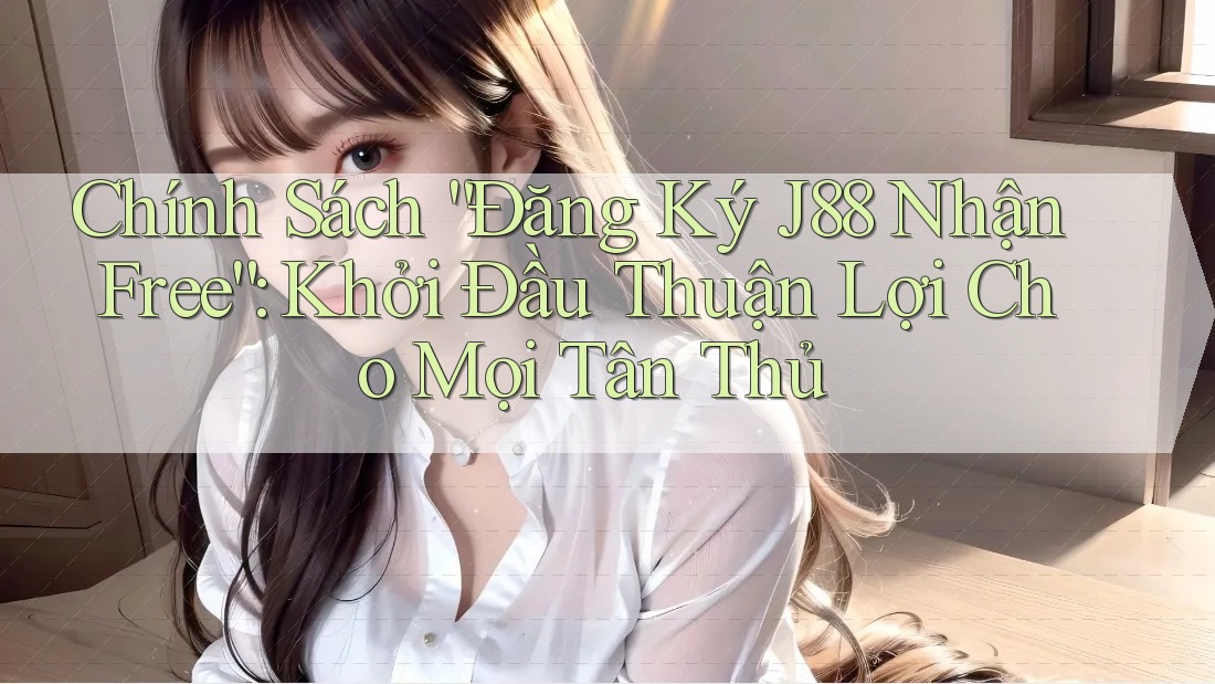 Chính Sách “Đăng Ký J88 Nhận Free”: Khởi Đầu Thuận Lợi Cho Mọi Tân Thủ