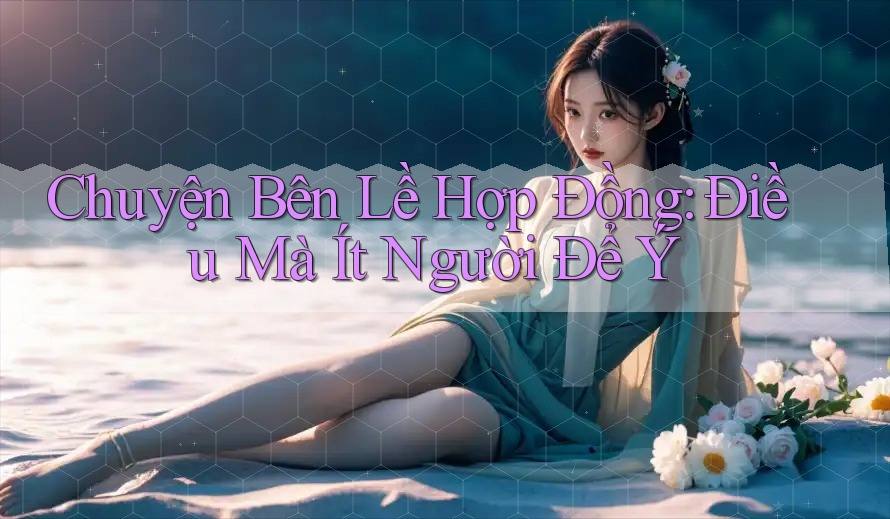 Chuyện Bên Lề Hợp Đồng: Điều Mà Ít Người Để Ý Chuyện Bên Lề Hợp Đồng: Điều Mà Ít Người Để Ý