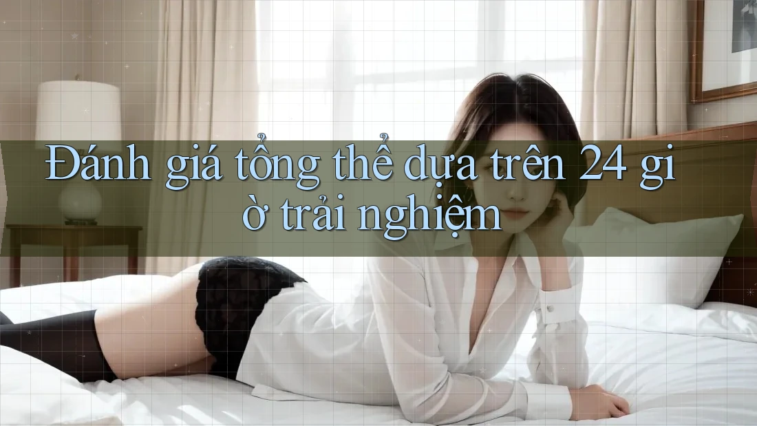 Đánh giá tổng thể dựa trên 24 giờ trải nghiệm Đánh giá tổng thể dựa trên 24 giờ trải nghiệm