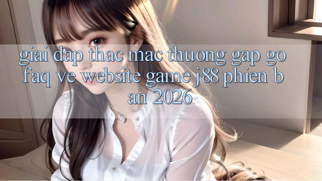 Giải Đáp Thắc Mắc Thường Gặp gỡ (FAQ) Về Website Game j88 Phiên Bản 2026 Giải Đáp Thắc Mắc Thường Gặp gỡ (FAQ) Về Website Game j88 Phiên Bản 2026
