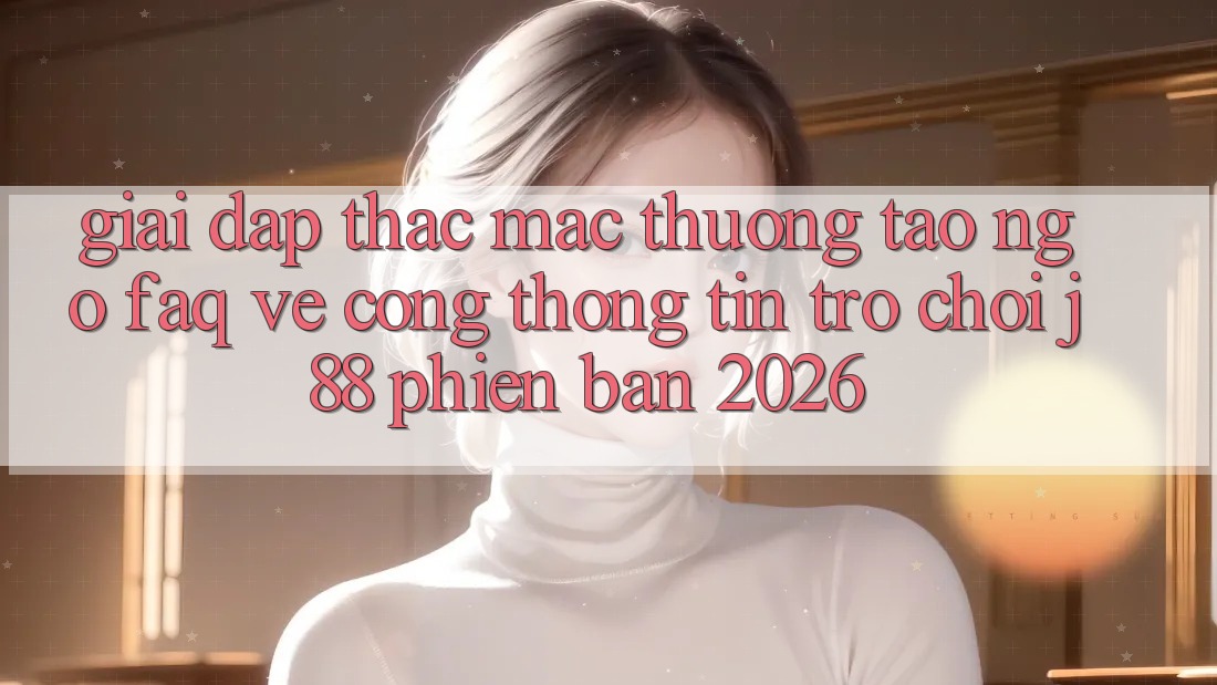Giải Đáp Thắc Mắc Thường Tao ngộ (FAQ) Về Cổng thông tin Trò chơi j88 Phiên Bản 2026 Giải Đáp Thắc Mắc Thường Tao ngộ (FAQ) Về Cổng thông tin Trò chơi j88 Phiên Bản 2026