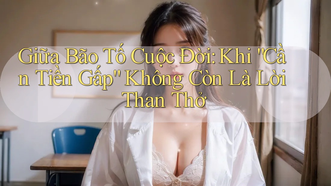 Giữa Bão Tố Cuộc Đời: Khi “Cần Tiền Gấp” Không Còn Là Lời Than Thở