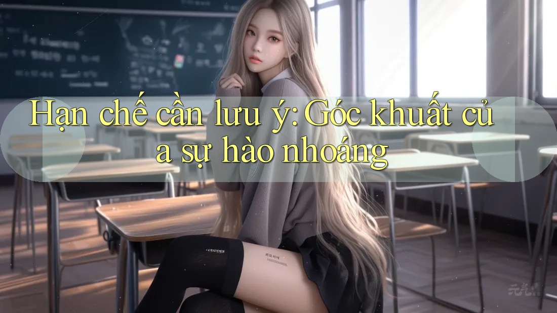 Hạn chế cần lưu ý: Góc khuất của sự hào nhoáng Hạn chế cần lưu ý: Góc khuất của sự hào nhoáng