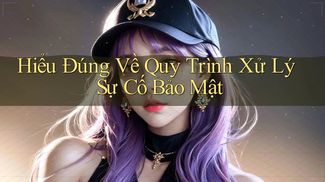 Hiểu Đúng Về Quy Trình Xử Lý Sự Cố Bảo Mật