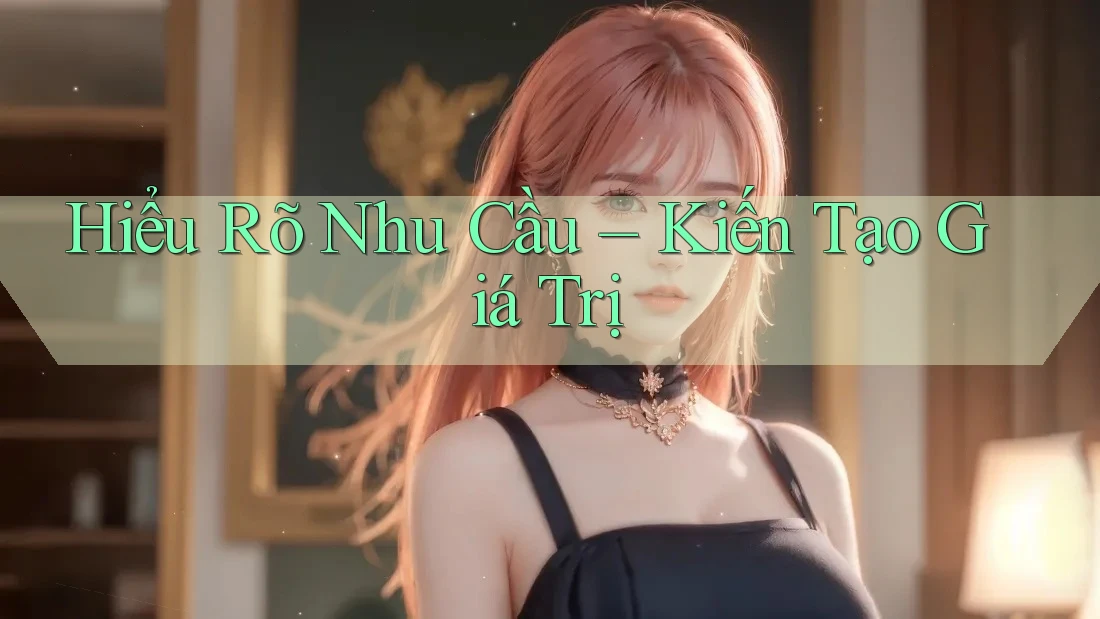 Hiểu Rõ Nhu Cầu – Kiến Tạo Giá Trị Hiểu Rõ Nhu Cầu – Kiến Tạo Giá Trị