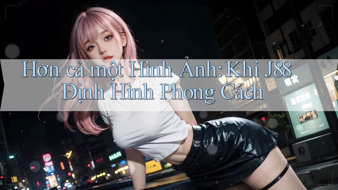 Hơn cả một Hình Ảnh: Khi J88 Định Hình Phong Cách