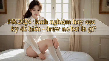 J88 2026 kinh nghiệm hay cực kỳ dễ hiểu   draw no bet là gì