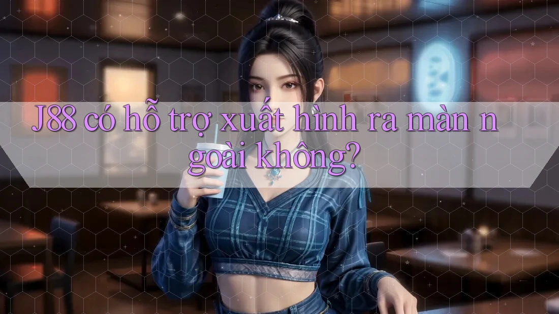 J88 có hỗ trợ xuất hình ra màn ngoài không? J88 có hỗ trợ xuất hình ra màn ngoài không?