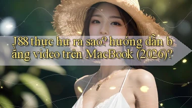J88 thực hư ra sao hướng dẫn bằng video trên MacBook (2026)