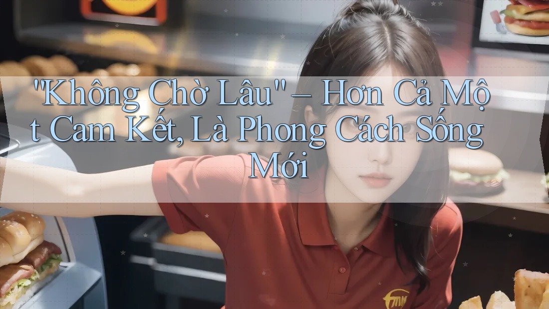 “Không Chờ Lâu” – Hơn Cả Một Cam Kết, Là Phong Cách Sống Mới “Không Chờ Lâu” – Hơn Cả Một Cam Kết, Là Phong Cách Sống Mới