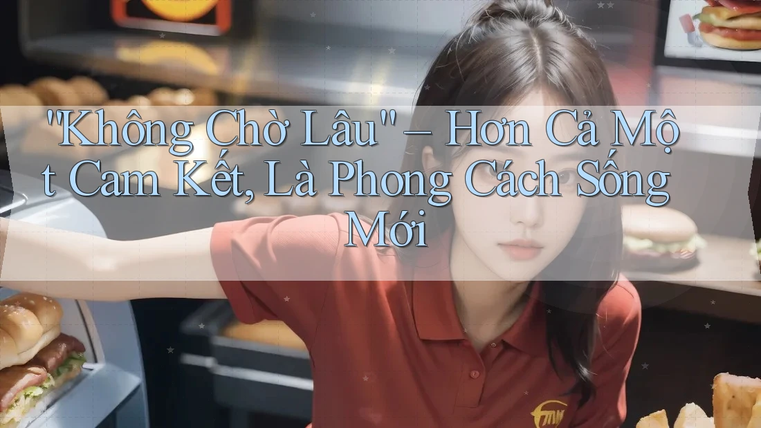 “Không Chờ Lâu” – Hơn Cả Một Cam Kết, Là Phong Cách Sống Mới “Không Chờ Lâu” – Hơn Cả Một Cam Kết, Là Phong Cách Sống Mới