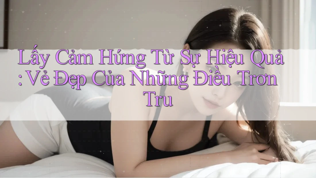 Lấy Cảm Hứng Từ Sự Hiệu Quả: Vẻ Đẹp Của Những Điều Trơn Tru Lấy Cảm Hứng Từ Sự Hiệu Quả: Vẻ Đẹp Của Những Điều Trơn Tru