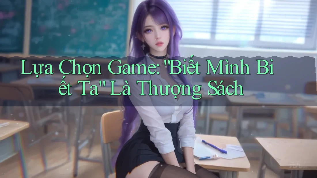 Lựa Chọn Game: “Biết Mình Biết Ta” Là Thượng Sách Lựa Chọn Game: “Biết Mình Biết Ta” Là Thượng Sách