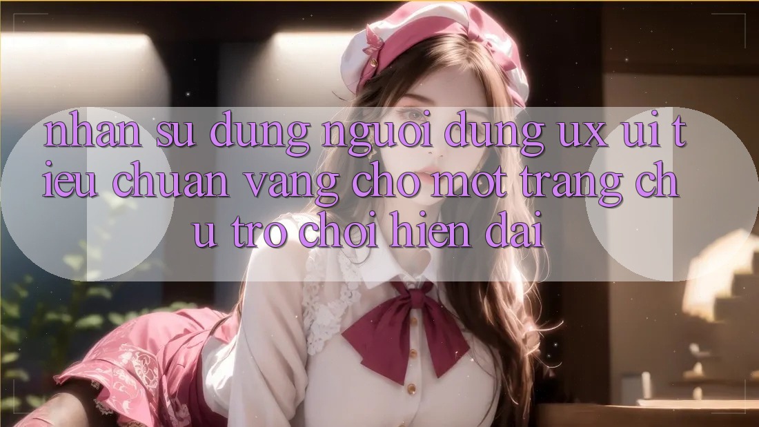 Nhận sử dụng Người Dùng (UX/UI) – Tiêu Chuẩn Vàng Cho Một Trang chủ Trò chơi Hiện Đại