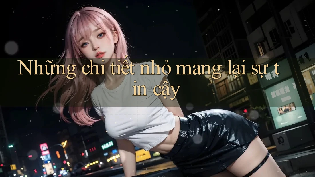 Những chi tiết nhỏ mang lại sự tin cậy