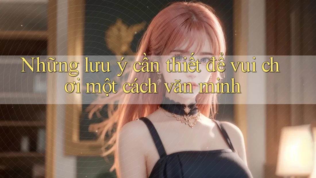 Những lưu ý cần thiết để vui chơi một cách văn minh