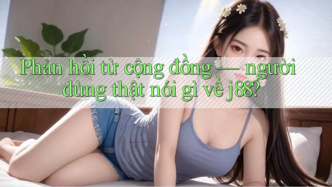 Phản hồi từ cộng đồng — người dùng thật nói gì về j88? Phản hồi từ cộng đồng — người dùng thật nói gì về j88?