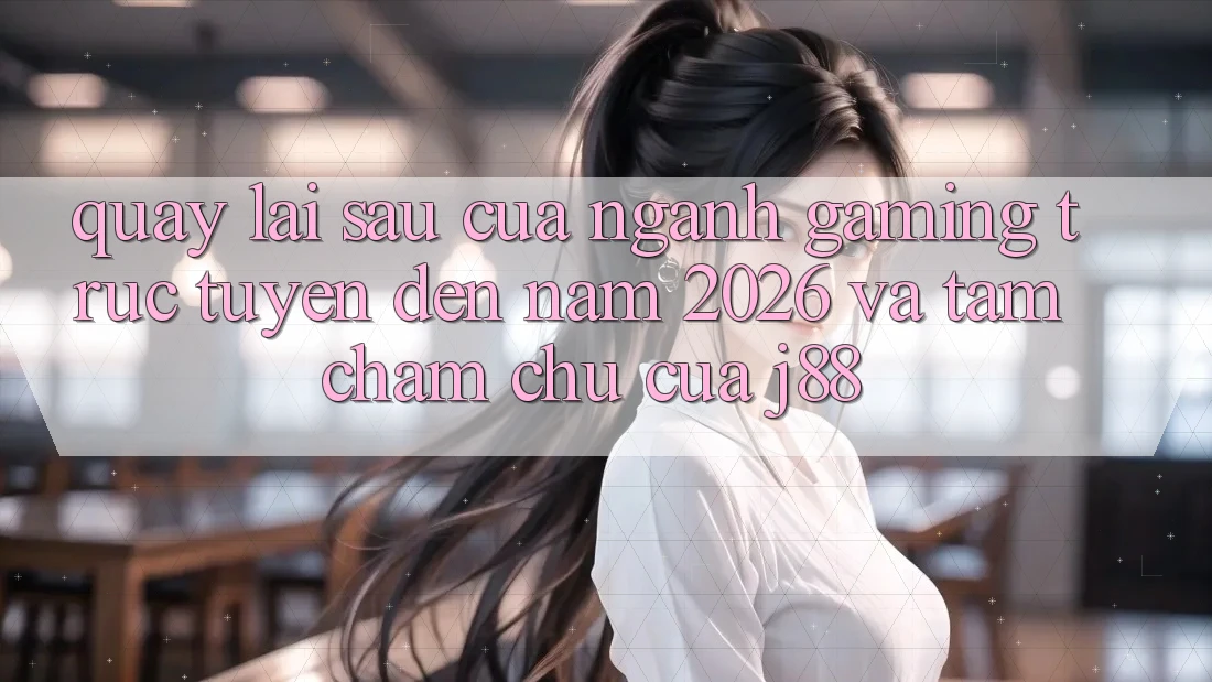 Quay lại sau Của Ngành Gaming Trực Tuyến Đến Năm 2026 Và Tầm Chăm chú Của j88 Quay lại sau Của Ngành Gaming Trực Tuyến Đến Năm 2026 Và Tầm Chăm chú Của j88