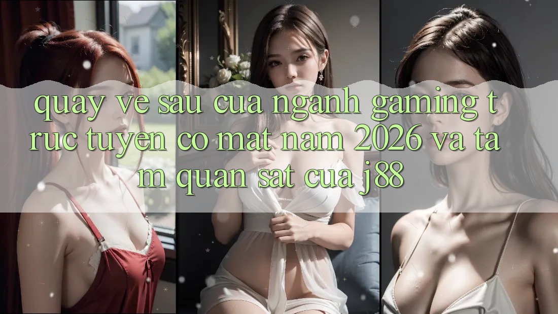 Quay về sau Của Ngành Gaming Trực Tuyến Có mặt Năm 2026 Và Tầm Quan sát Của j88