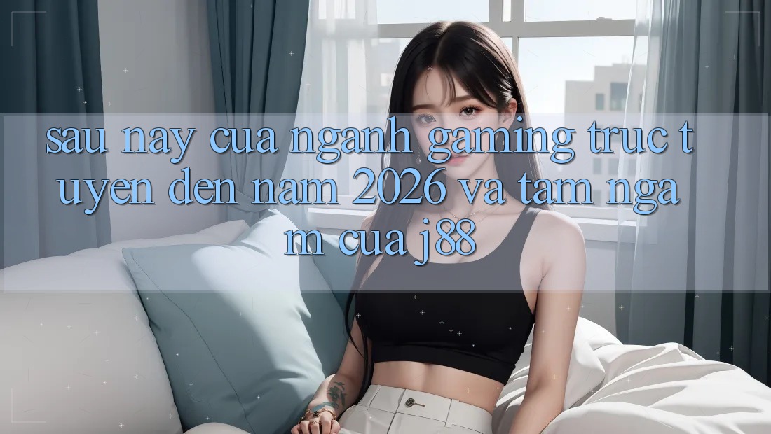 Sau này Của Ngành Gaming Trực Tuyến Đến Năm 2026 Và Tầm Ngắm Của j88 Sau này Của Ngành Gaming Trực Tuyến Đến Năm 2026 Và Tầm Ngắm Của j88