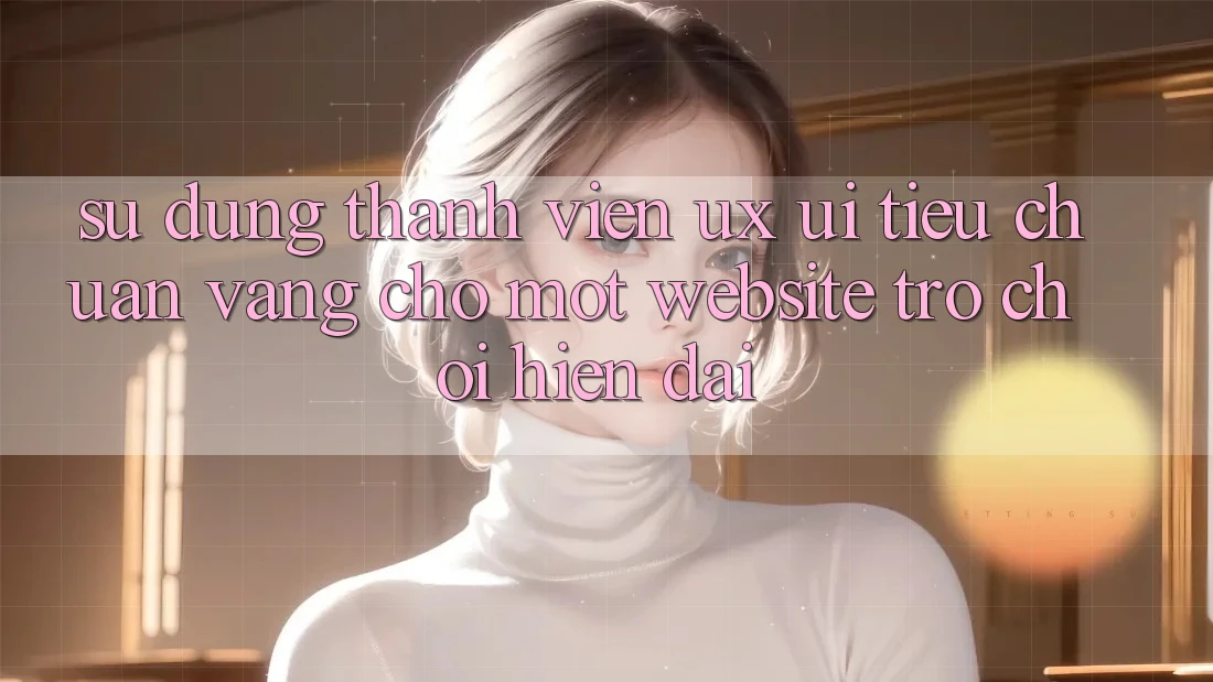 Sử dụng Thành viên (UX/UI) – Tiêu Chuẩn Vàng Cho Một Website Trò chơi Hiện Đại