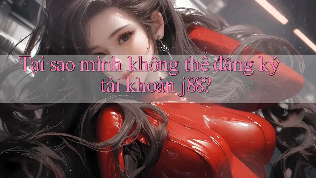 Tại sao mình không thể đăng ký tài khoản j88? Tại sao mình không thể đăng ký tài khoản j88?