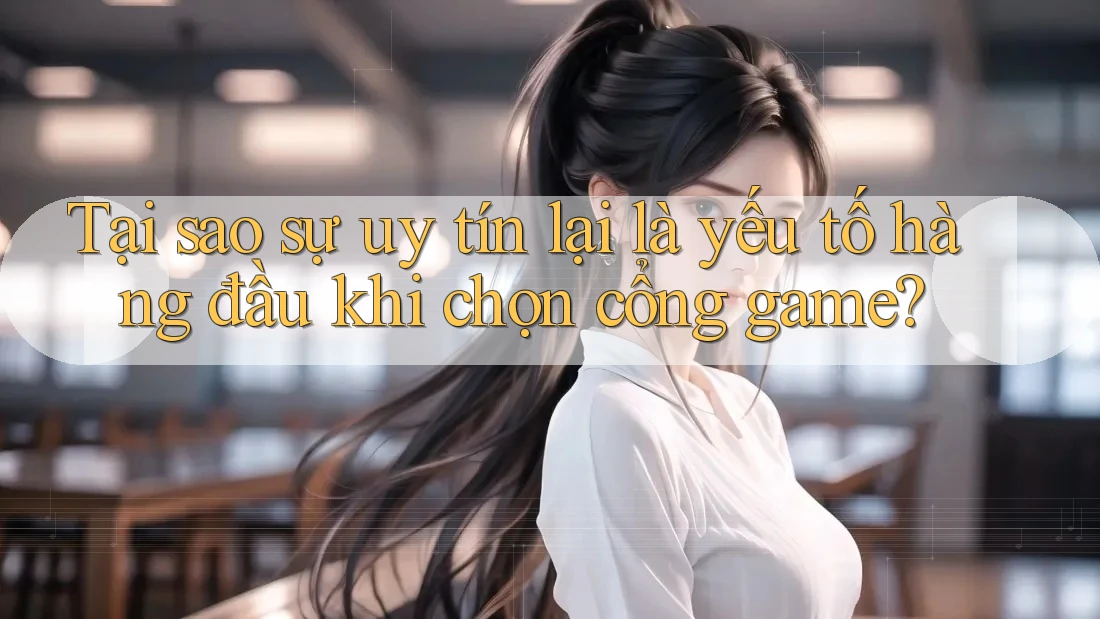Tại sao sự uy tín lại là yếu tố hàng đầu khi chọn cổng game?