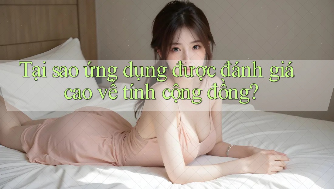 Tại sao ứng dụng được đánh giá cao về tính cộng đồng? Tại sao ứng dụng được đánh giá cao về tính cộng đồng?