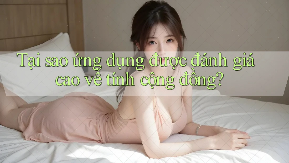 Tại sao ứng dụng được đánh giá cao về tính cộng đồng? Tại sao ứng dụng được đánh giá cao về tính cộng đồng?