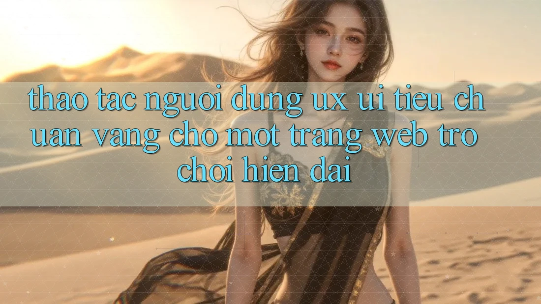 Thao tác Người Dùng (UX/UI) – Tiêu Chuẩn Vàng Cho Một Trang web Trò chơi Hiện Đại Thao tác Người Dùng (UX/UI) – Tiêu Chuẩn Vàng Cho Một Trang web Trò chơi Hiện Đại