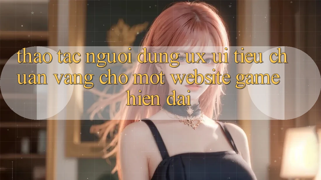 Thao tác Người Dùng (UX/UI) – Tiêu Chuẩn Vàng Cho Một Website Game Hiện Đại