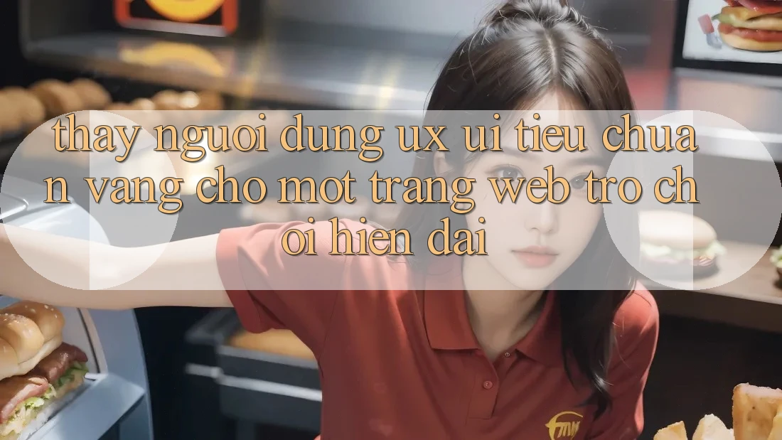 Thấy Người Dùng (UX/UI) – Tiêu Chuẩn Vàng Cho Một Trang web Trò chơi Hiện Đại Thấy Người Dùng (UX/UI) – Tiêu Chuẩn Vàng Cho Một Trang web Trò chơi Hiện Đại
