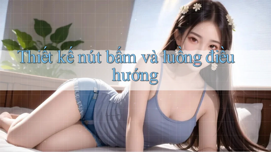 Thiết kế nút bấm và luồng điều hướng Thiết kế nút bấm và luồng điều hướng