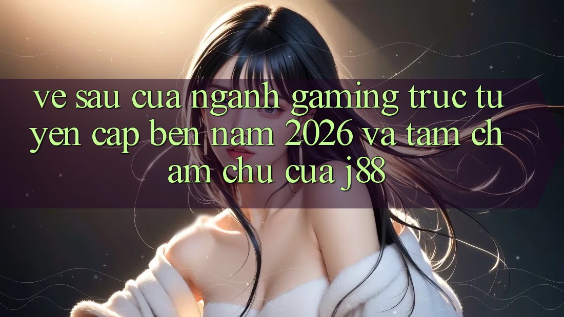 Về sau Của Ngành Gaming Trực Tuyến Cập bến Năm 2026 Và Tầm Chăm chú Của j88 Về sau Của Ngành Gaming Trực Tuyến Cập bến Năm 2026 Và Tầm Chăm chú Của j88